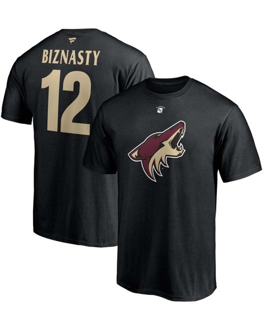 Fanatics Paul Bissonnette Arizona Coyotes Authentic Stack Retired Player Nickname and Number T-shirt