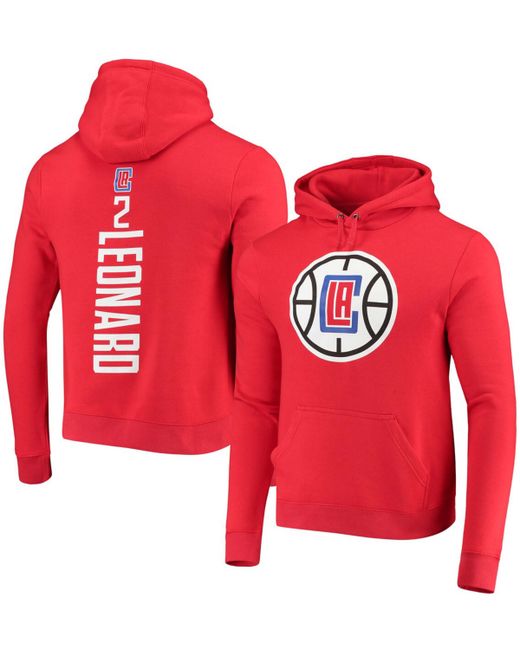 Fanatics Kawhi Leonard La Clippers Team Playmaker Name and Number Pullover Hoodie