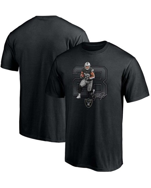 Fanatics Josh Jacobs Las Vegas Raiders Powerhouse Player Graphic T-shirt