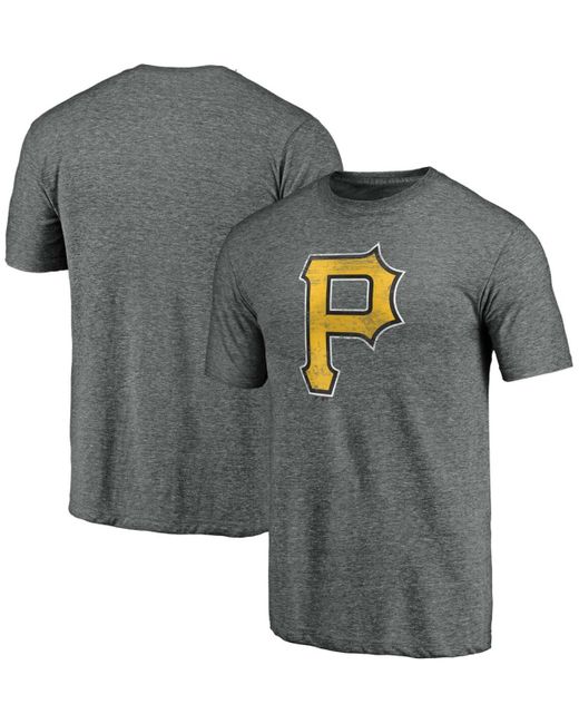 Fanatics Pittsburgh Pirates Weathered Official Logo Tri-Blend T-shirt