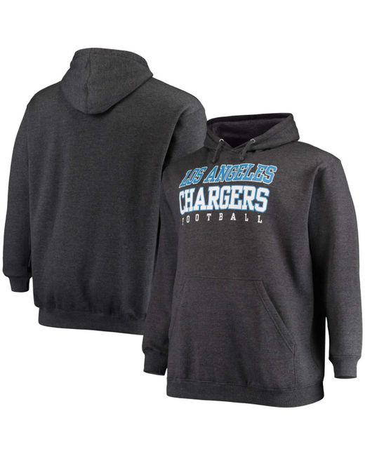 Fanatics Big and Tall Los Angeles Chargers Practice Pullover Hoodie