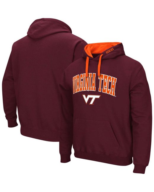 Colosseum Big and Tall Virginia Tech Hokies Arch Logo 2.0 Pullover Hoodie