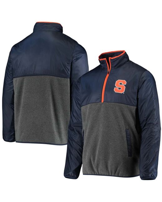 G-iii Sports By Carl Banks Navy Syracuse Orange College Advanced Transitional Half-Zip Jacket