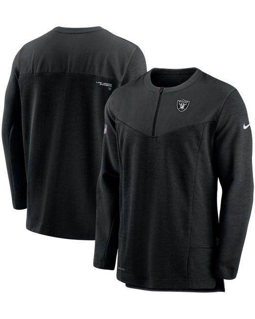 Nike Las Vegas Raiders Sideline Half-Zip Uv Performance Jacket
