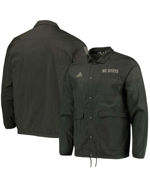 Adidas Nc State Wolfpack Salute To Service Full-Snap Jacket