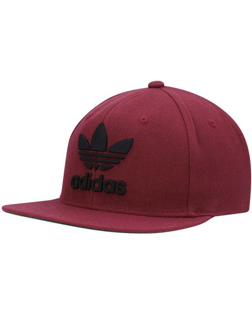 Adidas Trefoil Logo Chain Snapback Hat