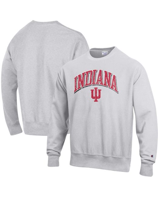 Champion Indiana Hoosiers Arch Over Logo Reverse Weave Pullover Sweatshirt