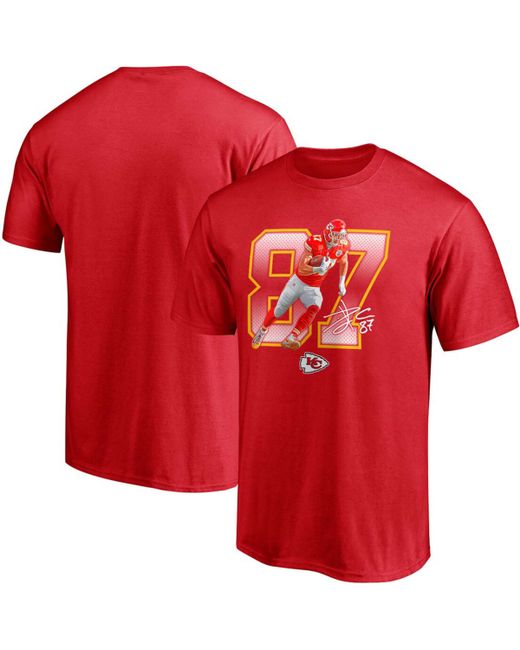 Fanatics Travis Kelce Kansas City Chiefs Powerhouse Player Graphic T-shirt