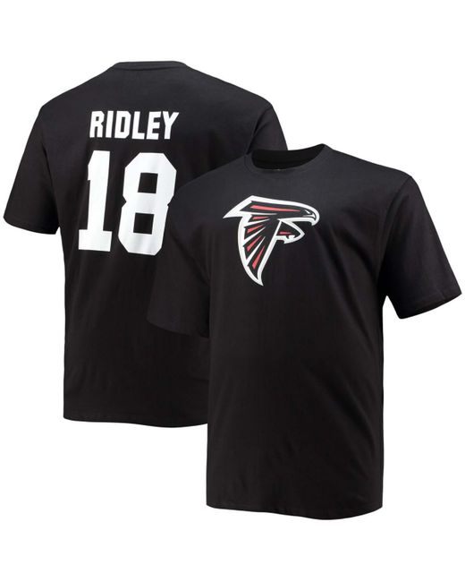 Fanatics Big and Tall Calvin Ridley Atlanta Falcons Player Name Number T-shirt