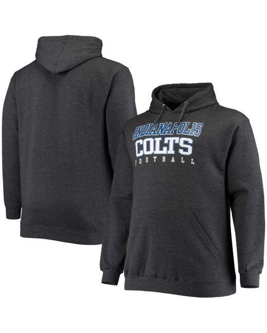 Fanatics Big and Tall Indianapolis Colts Practice Pullover Hoodie