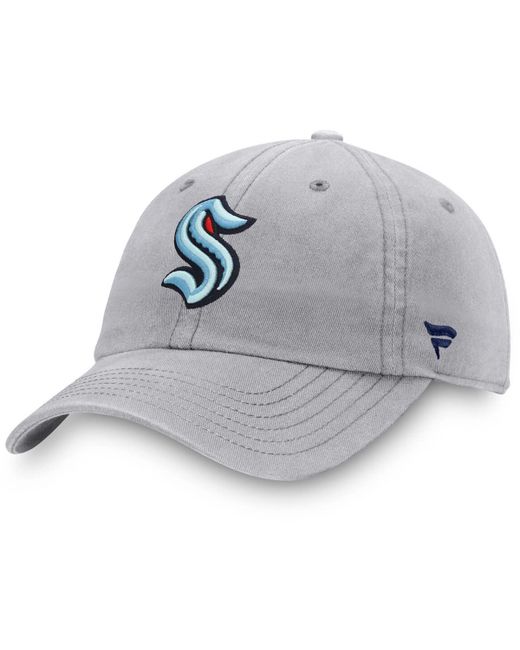 Fanatics Seattle Kraken Primary Logo Adjustable Hat