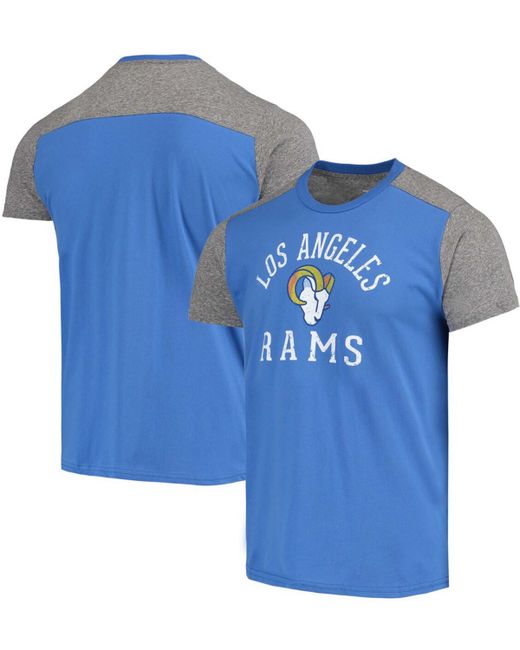 Majestic Royal Los Angeles Rams Field Goal Slub T-shirt