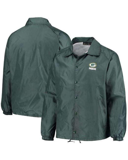Dunbrooke Bay Packers Coaches Classic Raglan Full-Snap Windbreaker Jacket