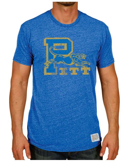 Original Retro Brand Pitt Panthers Vintage-Inspired Tri-Blend T-shirt