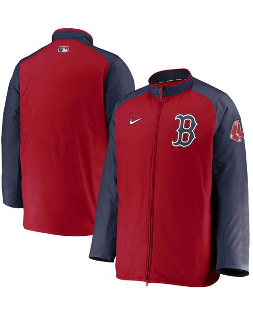 Nike Navy Boston Sox Authentic Collection Dugout Full-Zip Jacket