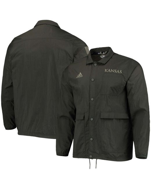 Adidas Kansas Jayhawks Salute To Service Full-Snap Jacket
