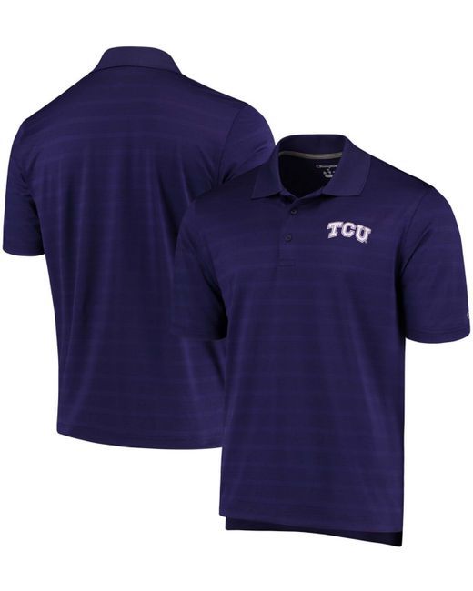 Champion Tcu Horned Frogs Textured Polo Shirt