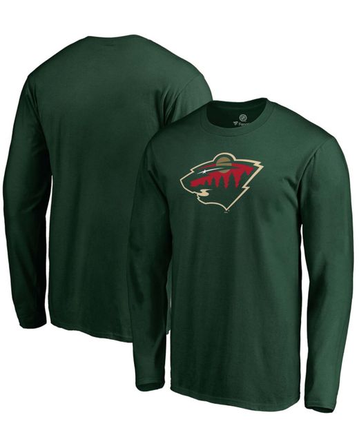 Fanatics Minnesota Wild Primary Team Logo Long Sleeve T-shirt