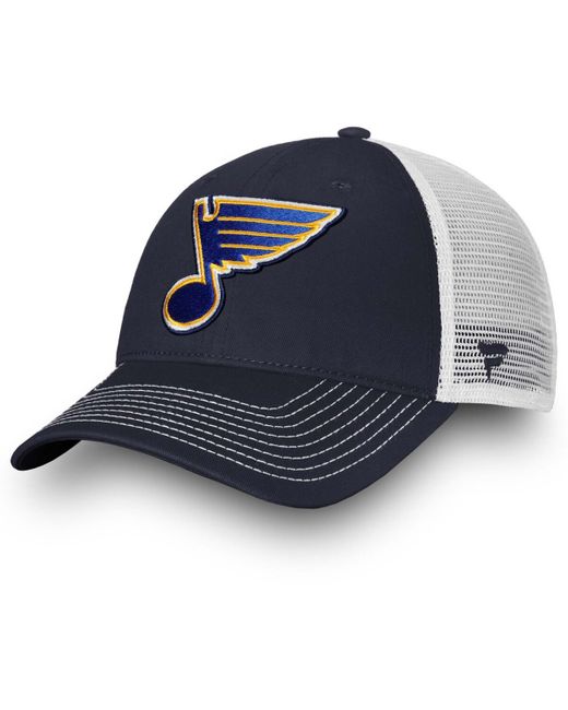 Fanatics St. Louis Blues Core Primary Logo Trucker Snapback Hat