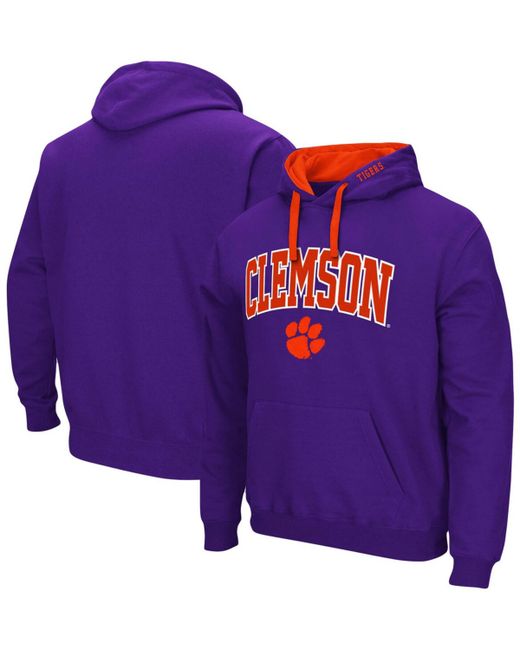 Colosseum Clemson Tigers Arch Logo 2.0 Pullover Hoodie