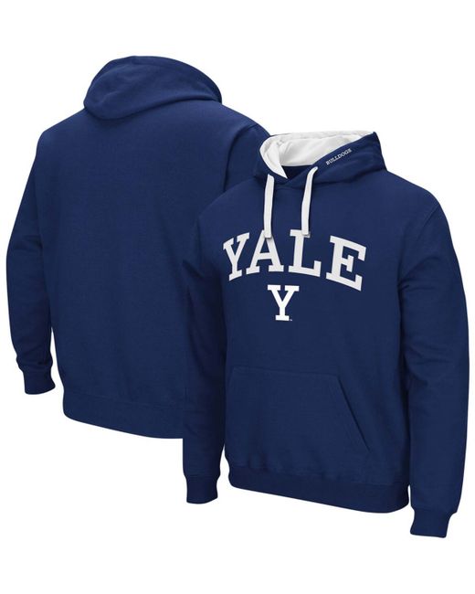 Colosseum Yale Bulldogs Arch Logo 2.0 Pullover Hoodie