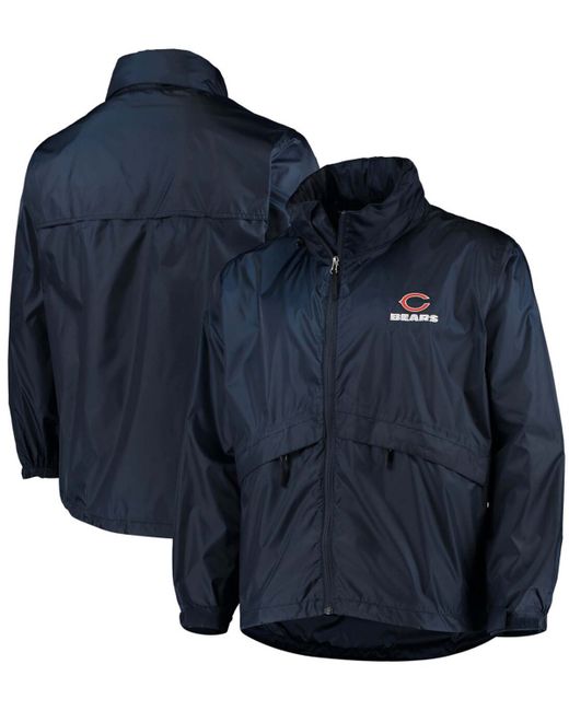 Dunbrooke Chicago Bears Sportsman Waterproof Packable Full-Zip Jacket