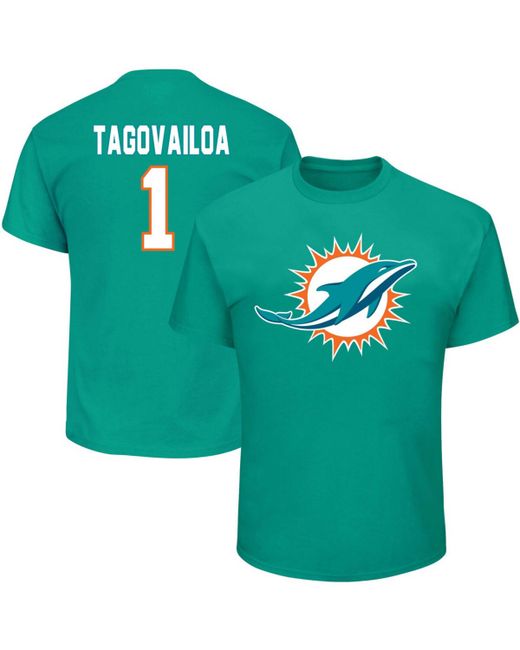 Fanatics Big and Tall Tua Tagovailoa Miami Dolphins Eligible Receiver Iii Name Number T-shirt