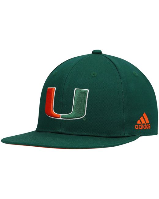 Adidas Miami Hurricanes Sideline Snapback Hat