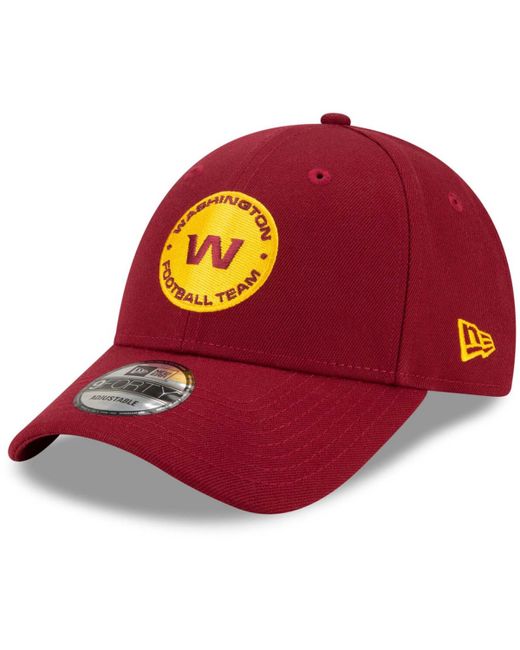 New Era Washington Football Team The League Logo 9Forty Adjustable Hat