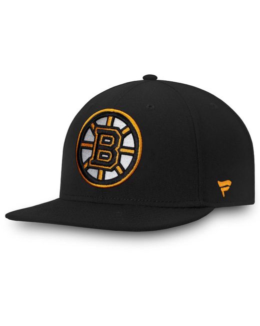 Fanatics Boston Bruins Core Primary Logo Fitted Hat