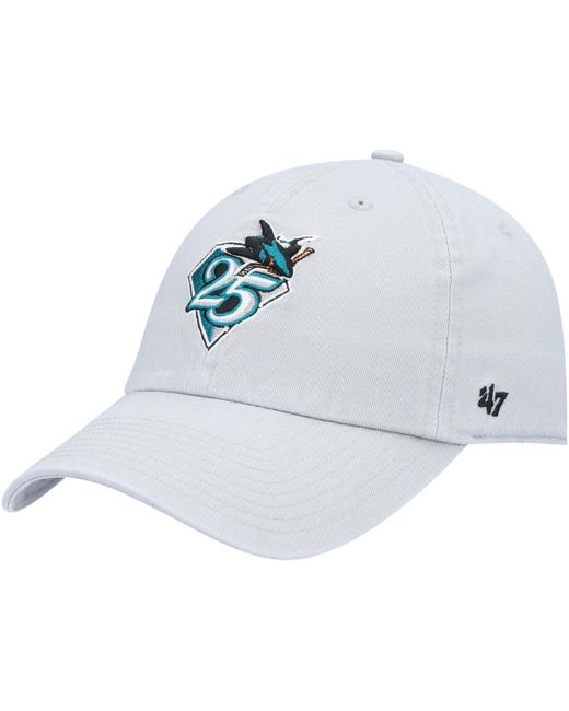 '47 Brand San Jose Sharks Team Clean Up Adjustable Hat