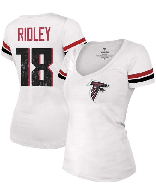 Fanatics Calvin Ridley Atlanta Falcons Name Number V-Neck T-shirt