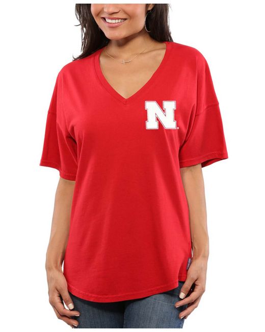 Spirit Jersey Nebraska Huskers Oversized T-shirt