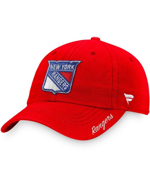 Fanatics New York Rangers Core Primary Logo Adjustable Hat