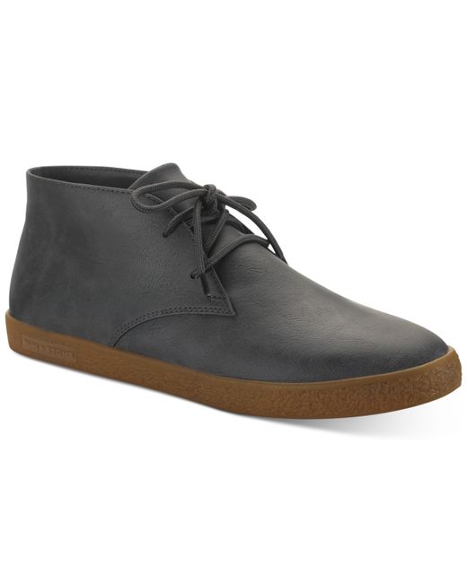 Sun + Stone Bodhi Faux-Leather Lace-Up Chukka Boots Created for Macys Shoes