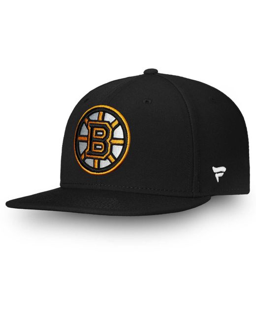 Fanatics Boston Bruins Core Primary Logo Snapback Adjustable Hat