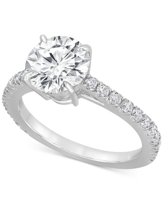 Badgley Mischka Lab Grown Diamond Engagement Ring 2-1/2 ct. t.w. in 14k