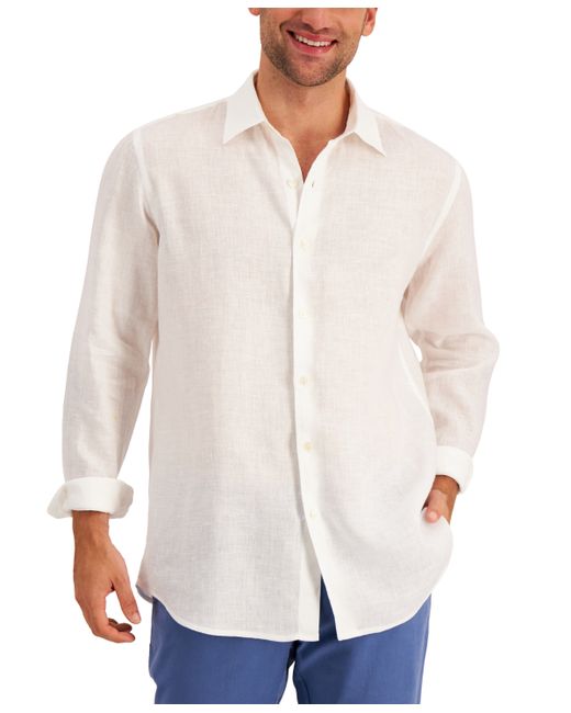 Club Room Linen Shirt Created for Macys