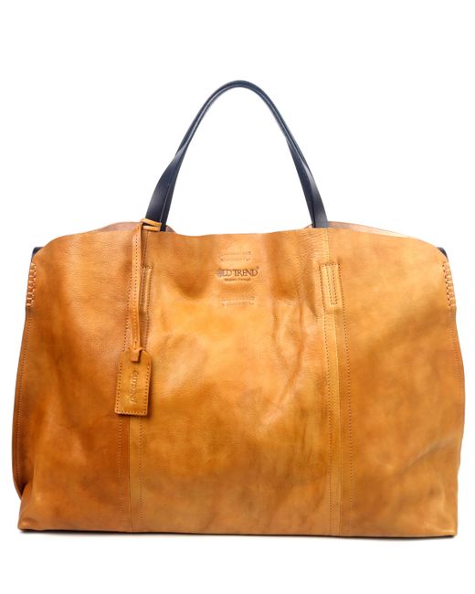 Old Trend Forest Island Leather Tote Bag
