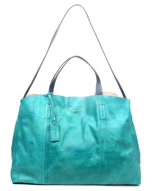 Old Trend Forest Island Leather Tote Bag