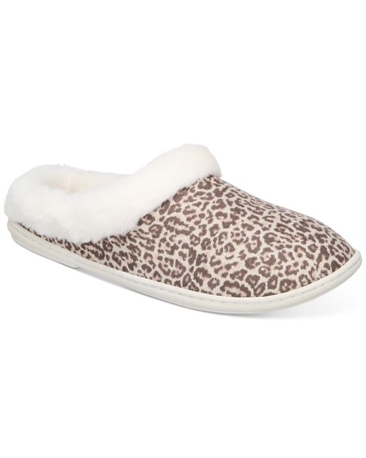 Charter Club Faux-Fur-Trim Hoodback Boxed Slippers Created for