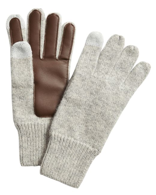 Alfani Tech Tip Gloves with Faux-Leather Piecing Created for Macys