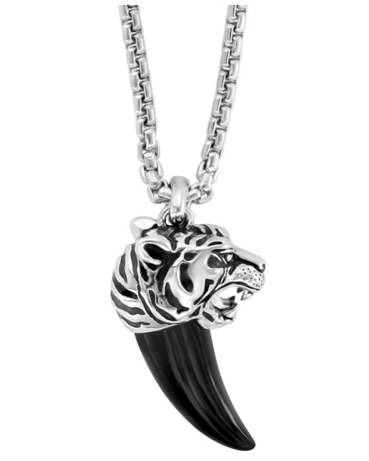Effy Collection Effy Onyx Claw Tiger 22 Pendant Necklace in