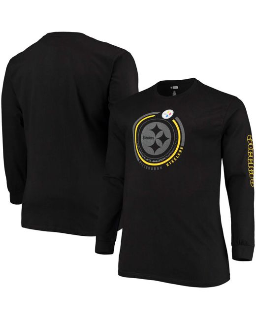 Fanatics Big and Tall Pittsburgh Steelers Color Pop Long Sleeve T-shirt