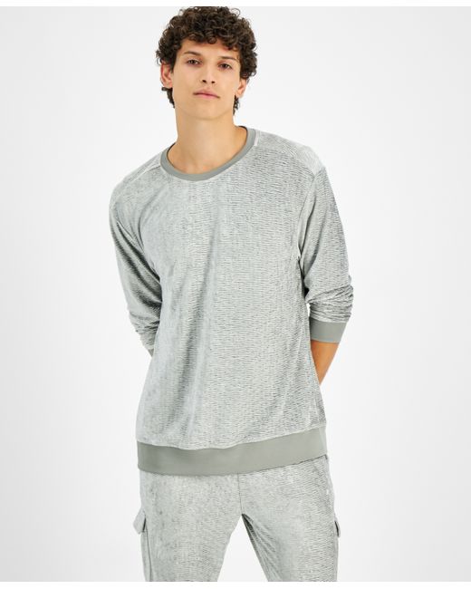 INC International Concepts Velvet Sweatshirt Created for Macys