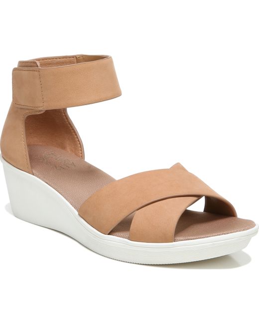 Naturalizer Riviera Ankle Strap Wedge Sandals Shoes