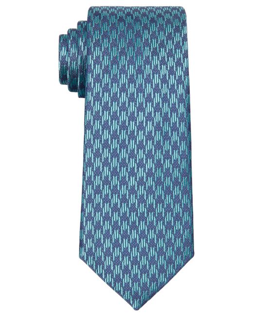 Michael Kors Textured Houndstooth Tie