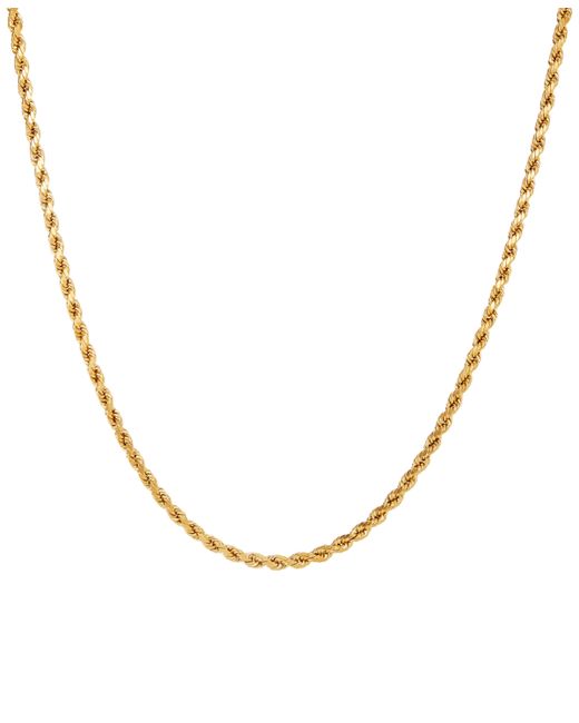 Macy's Rope Link 22 Chain Necklace in 10k