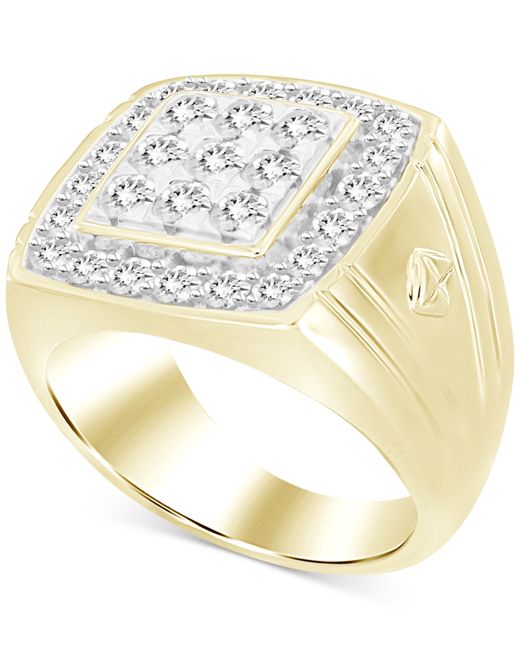 Macy's Diamond Framed Cluster Ring 2 ct. t.w. in 10k Gold