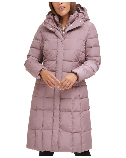 Cole Haan Box-Quilt Down Puffer Coat